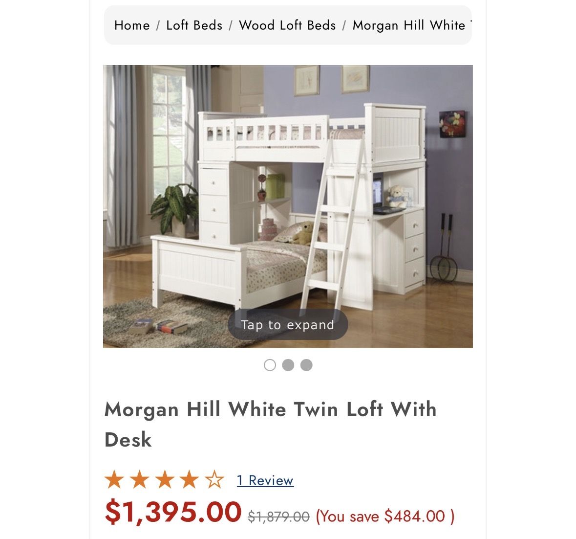 Like new loft bunkbed