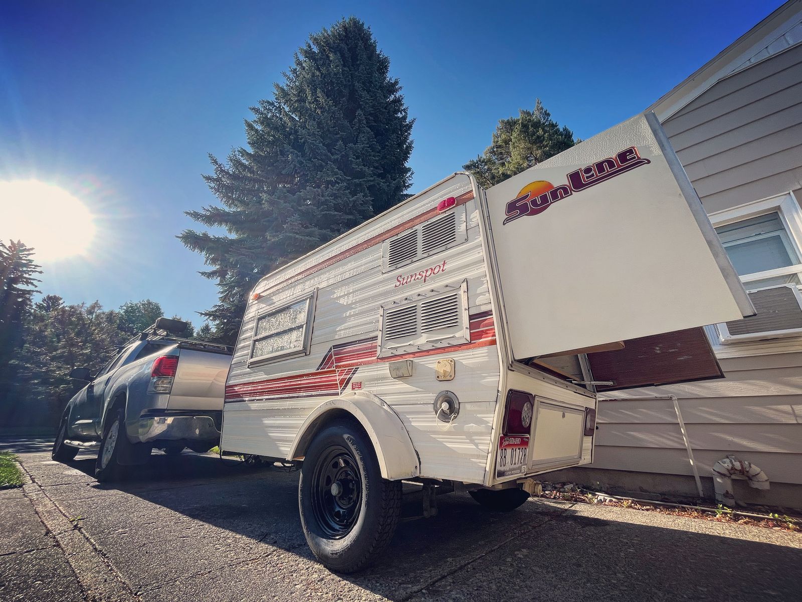 1982 Sunline Sunspot Vintage Teardrop Camper Trailer