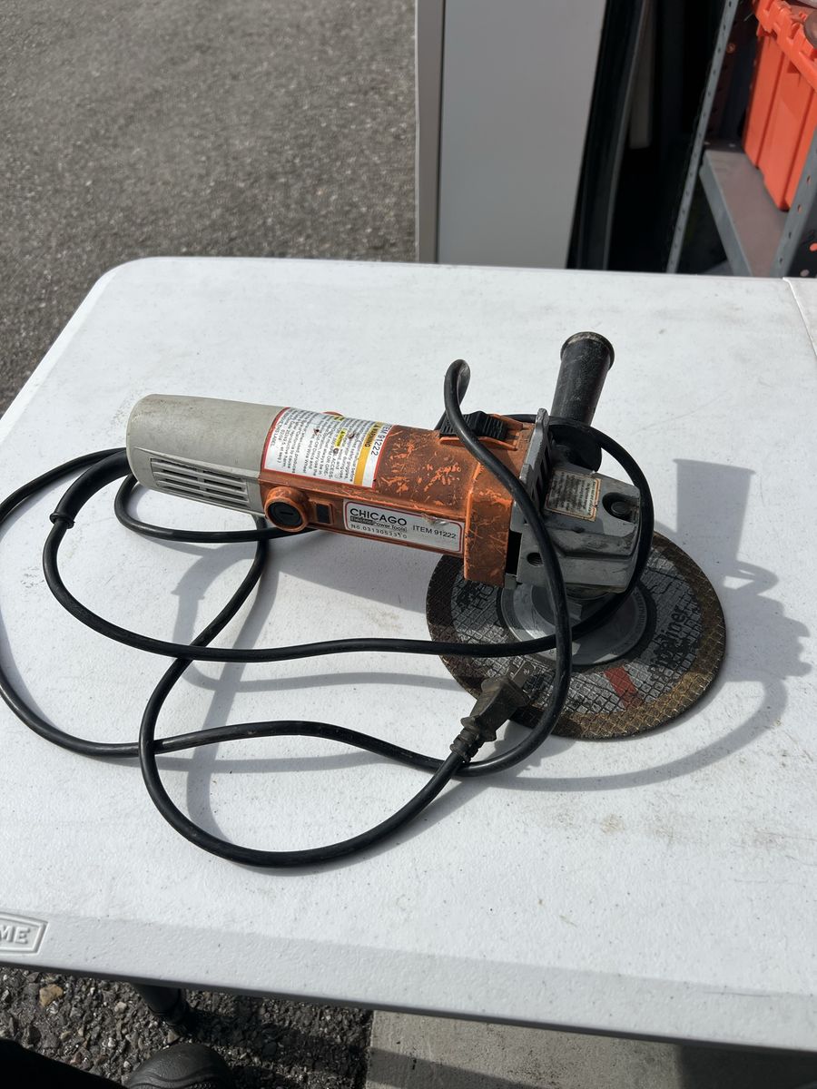 Chicago Electric Angle Grinder