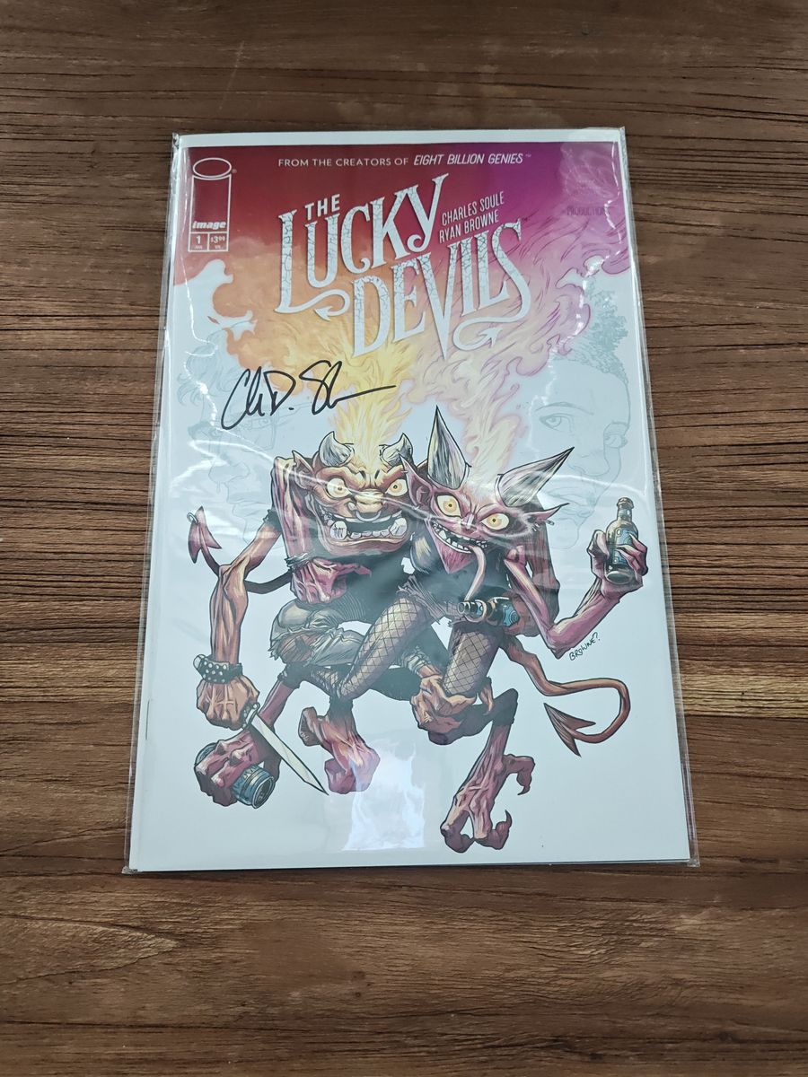 The Lucky Devils #1 - w/Coa Signed by Charles Soule