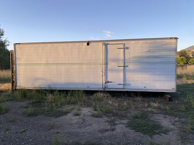 Truck box storage container