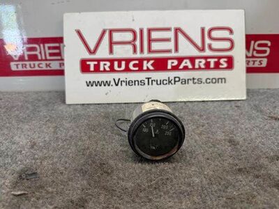 Used Peterbilt Water Temp Gauge Black Bezel, Part # Q43-6009-1B0