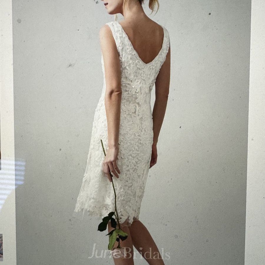 New lace midi wedding dress or for guest