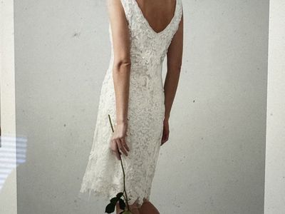New lace midi wedding dress or for guest