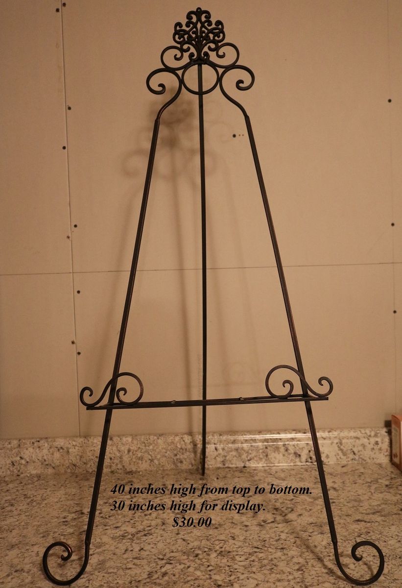 Large Iron Easel