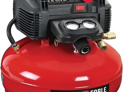 PORTER-CABLE Portable Air Compressor, 6 Gallon, 150Max PSI, Oil-Free Maintenance-Free, 2.6CFM@90PSI