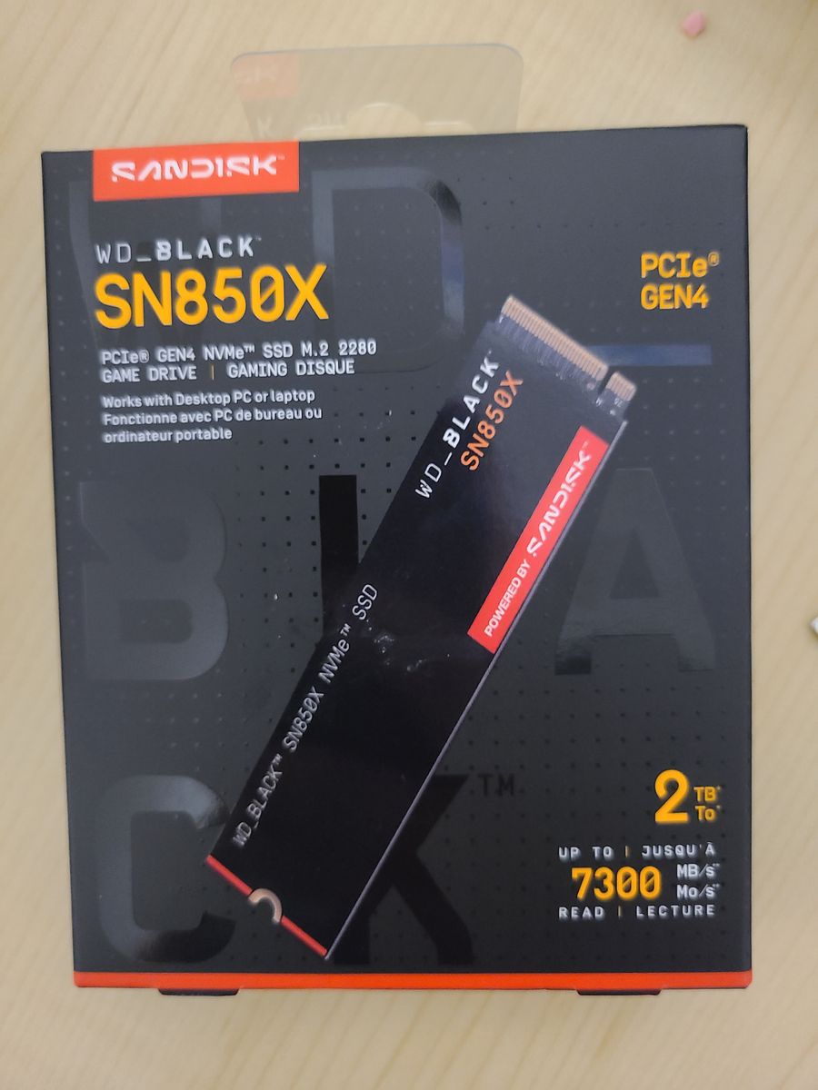 Sandisk WD_Black SN850X 2TB SSD M.2
