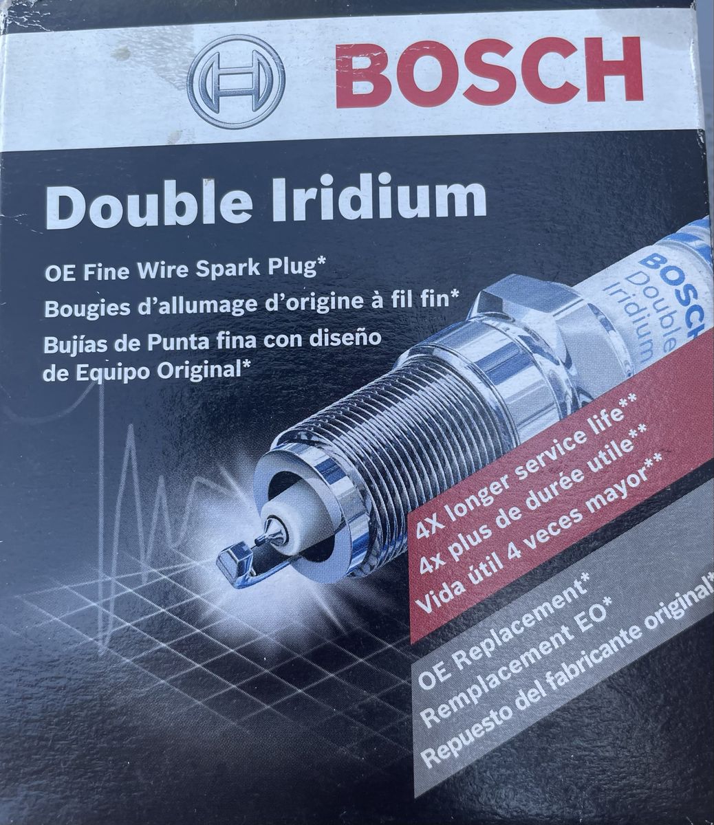 Qty 8 Bosch Double Iridium Spark Plugs #9659