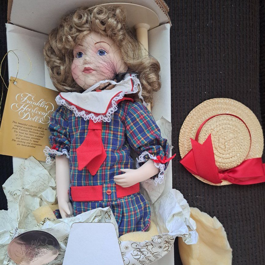 Brand new Franklin Heirloom Doll