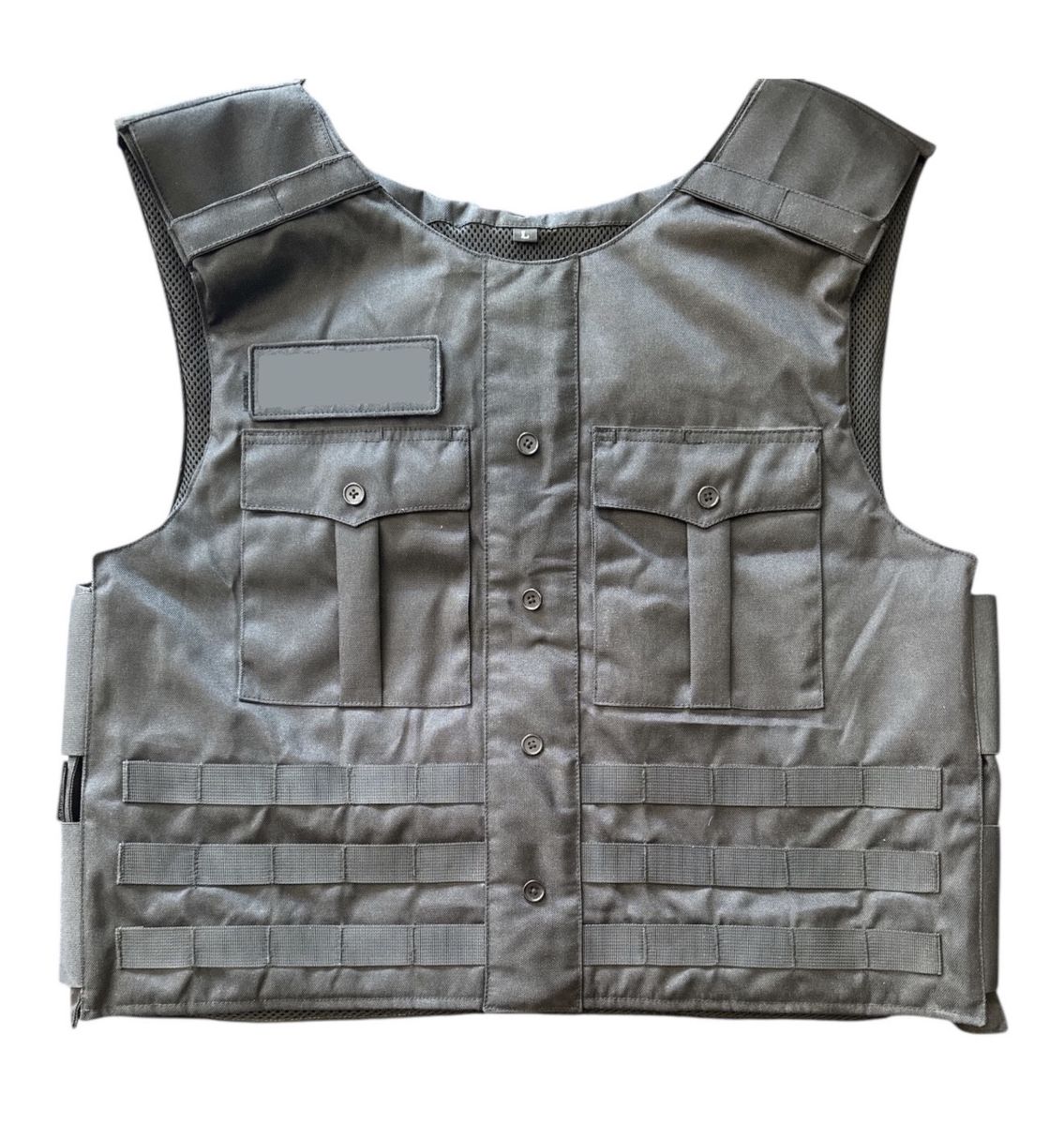 Redemption Tactical Duty Shirt 2.0 Plate Carrier - Large (fits XL/XXL) - Black with MOLLE Webbing