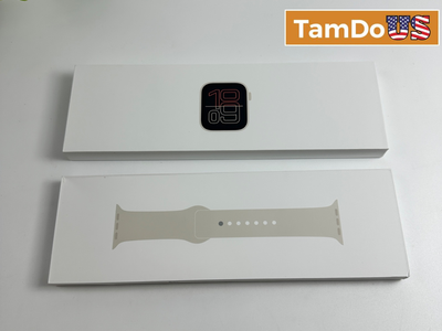 Apple Watch SE (3rd Gen, Cellular) 40mm Starlight AL Case Sport Band S/M
