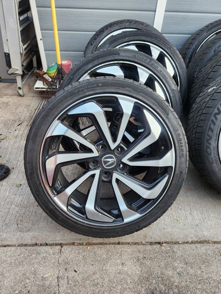Acura TLX 19" A-Spec Wheels & Continental Tires - Set of 4, Excellent Condition