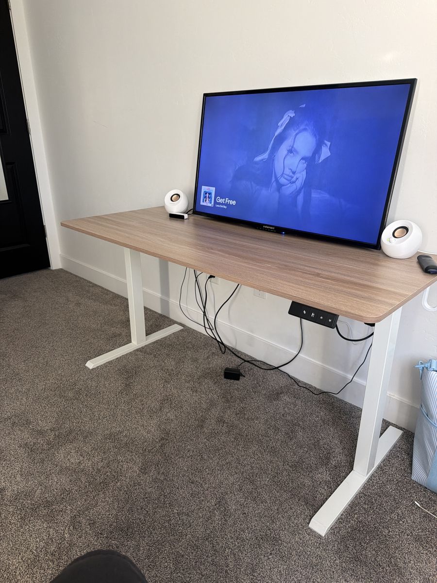 Electric desk adjustable standing desk