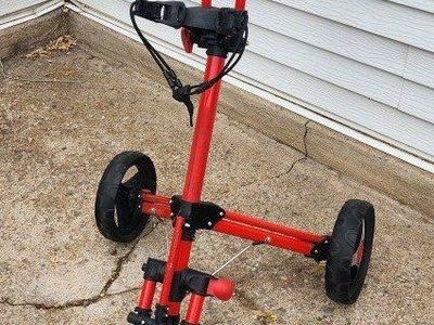 3-wheel golf push cart, caddy tek