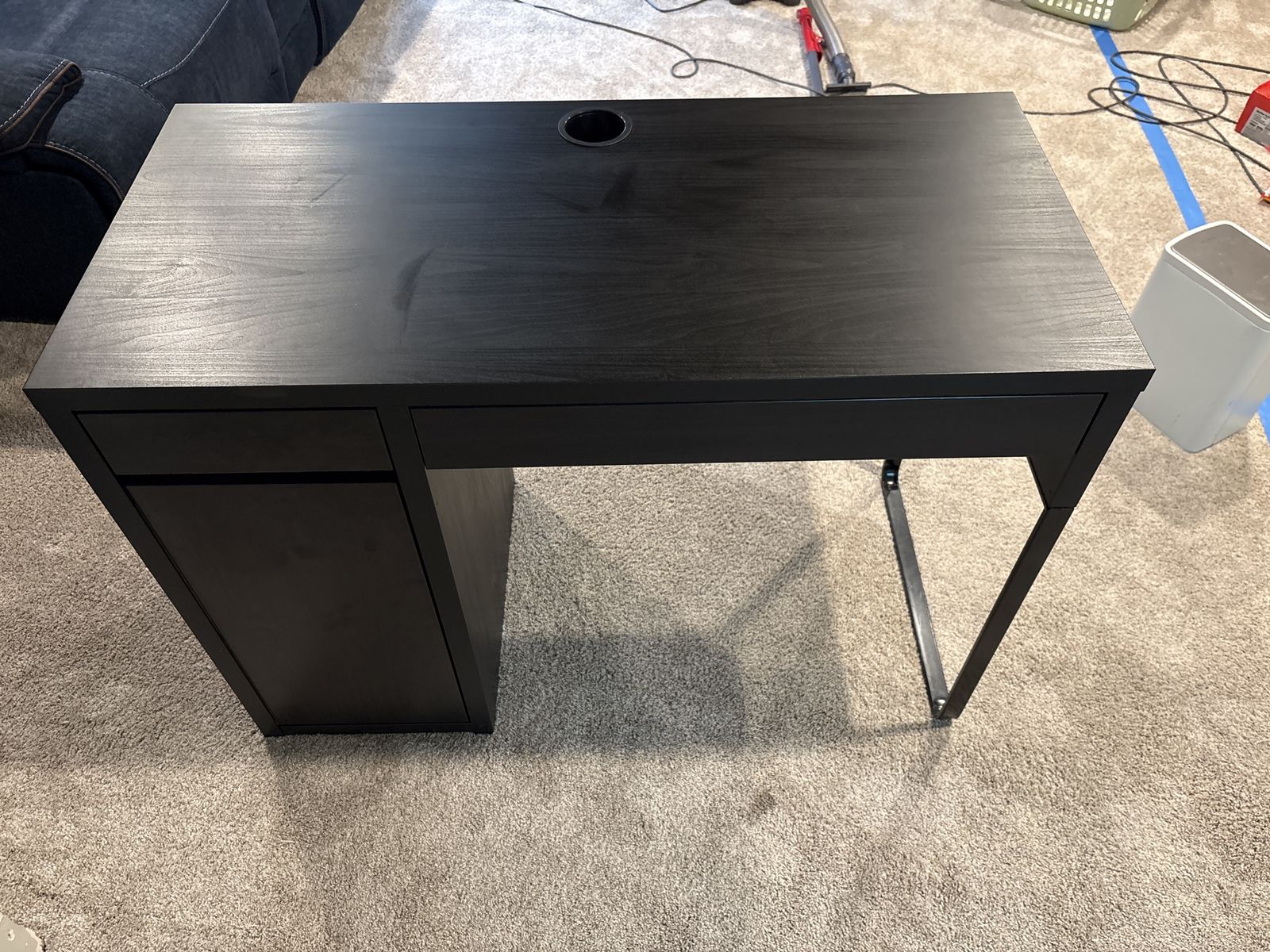 Black Ikea Desk