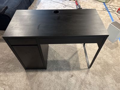 Black Ikea Desk