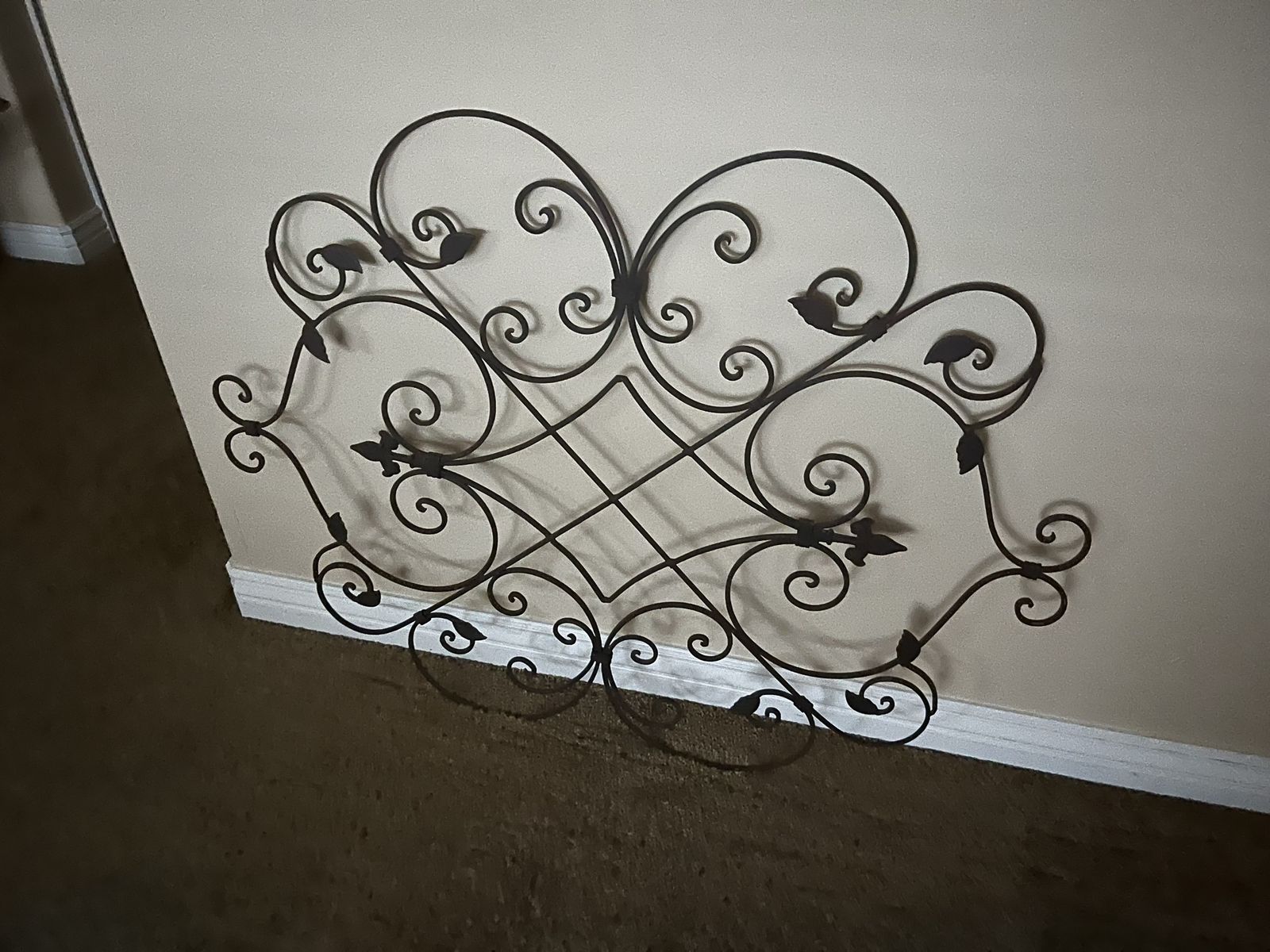 Wrought iron wall decor