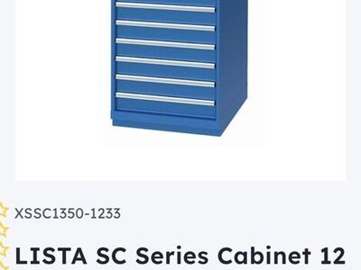 Lista Tool And Parts Storage