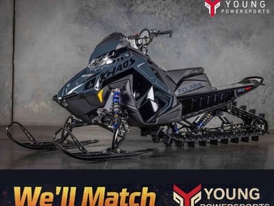 2026 Polaris® 850 RMK Khaos 155 Gloss Black / Blue Dusk