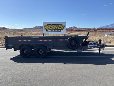 2027 GoodGuys Trailers Charcoal 7x16 16K Dump with