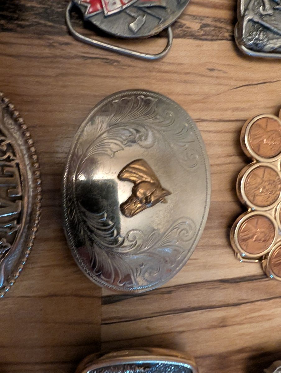 Horse Head Western Belt buckle