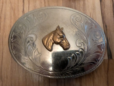 Horse Head Western Belt buckle