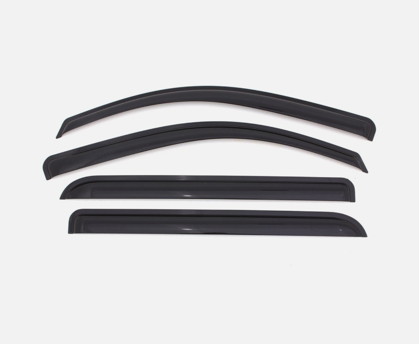 AVS 94977 Outside Mount Window Vent Visors Rain Guards 2016-2024 Nissan Titan