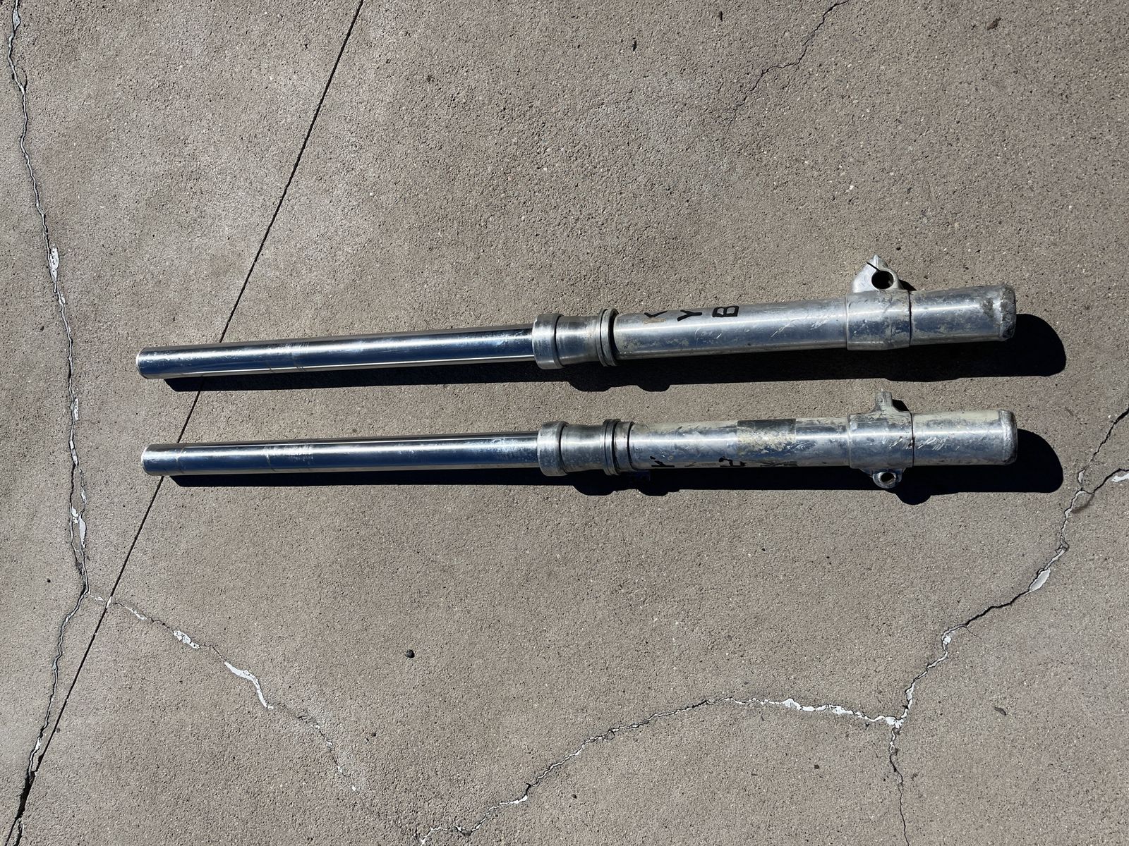 Vintage dirtbike forks