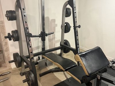 Golfs Gym Xr35 Bench And lat Pull