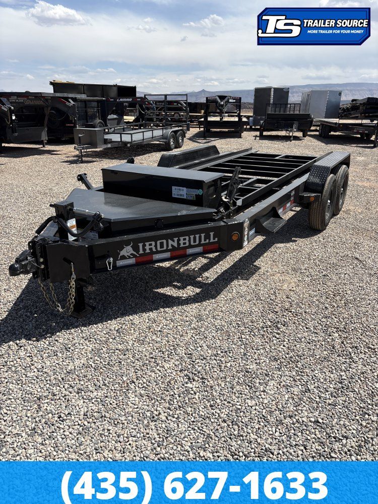 7x16 Iron Bull DBB Roll Off Trailer - 15K GVWR -