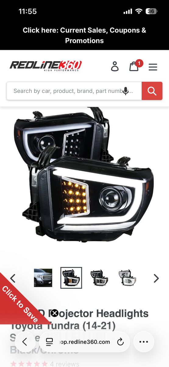 Toyota Tundra Headlights
