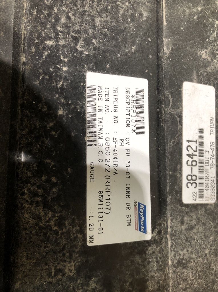 73-87 Chevy Door Skins