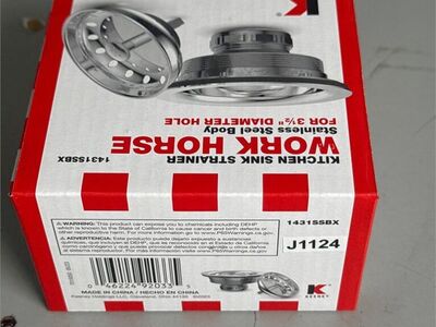10pcs Keeney 3 1/2 in. Chrome Stainless Steel Sink