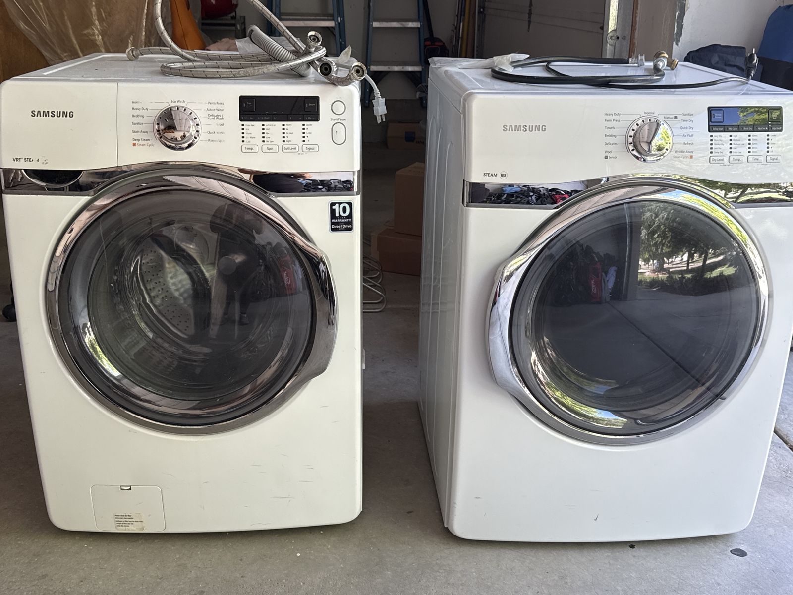 Gas Samsung Dyer and Samsung washer