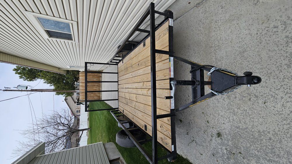 BIG TEX 35SA 12ft SINGLE AXLE UTILITY TRAILER