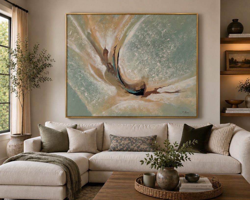 Gallery Size J. Allen Abstract Painting 60X48