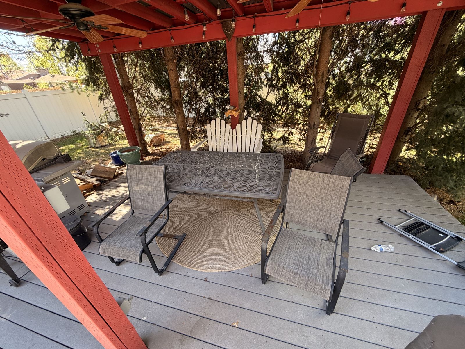 Free Outdoor Table & 3 Chairs