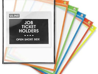 NEW 6x Uline Job Ticket Holders