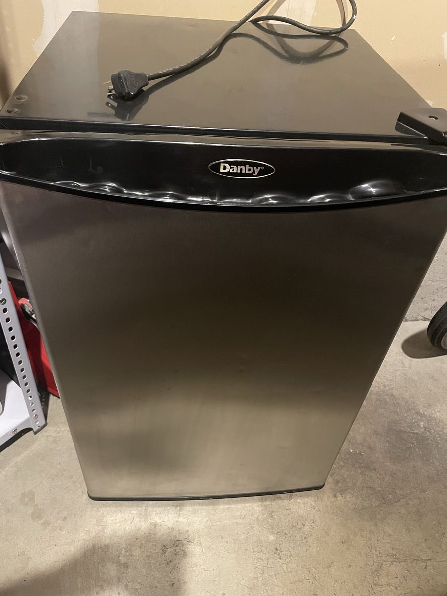Danby Mini Fridge w/ Stainless Steel Door