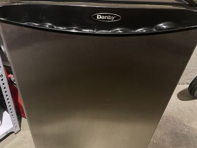 Danby Mini Fridge w/ Stainless Steel Door