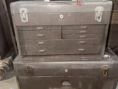 Vintage Kennedy 444-526B machinist tool chest please read description