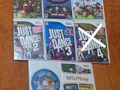 Nintendo Wii games $10 each including Wii Play! trades considered!