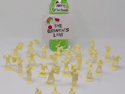 Vintage 1960 Marx 54mm Ben Hur Figures Playset