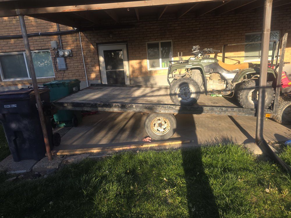 atv/sled trailer 8x12 main deck