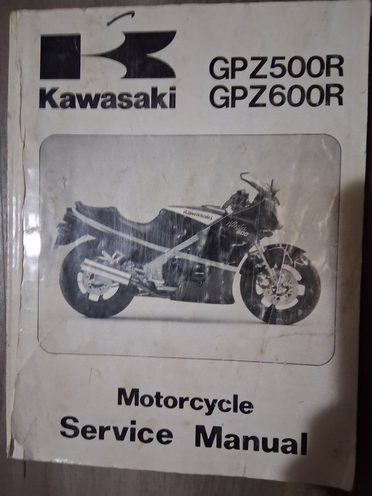 Kawasaki GPZ500R GPZ600R Motorcycle Service Manual - OEM Repair Guide