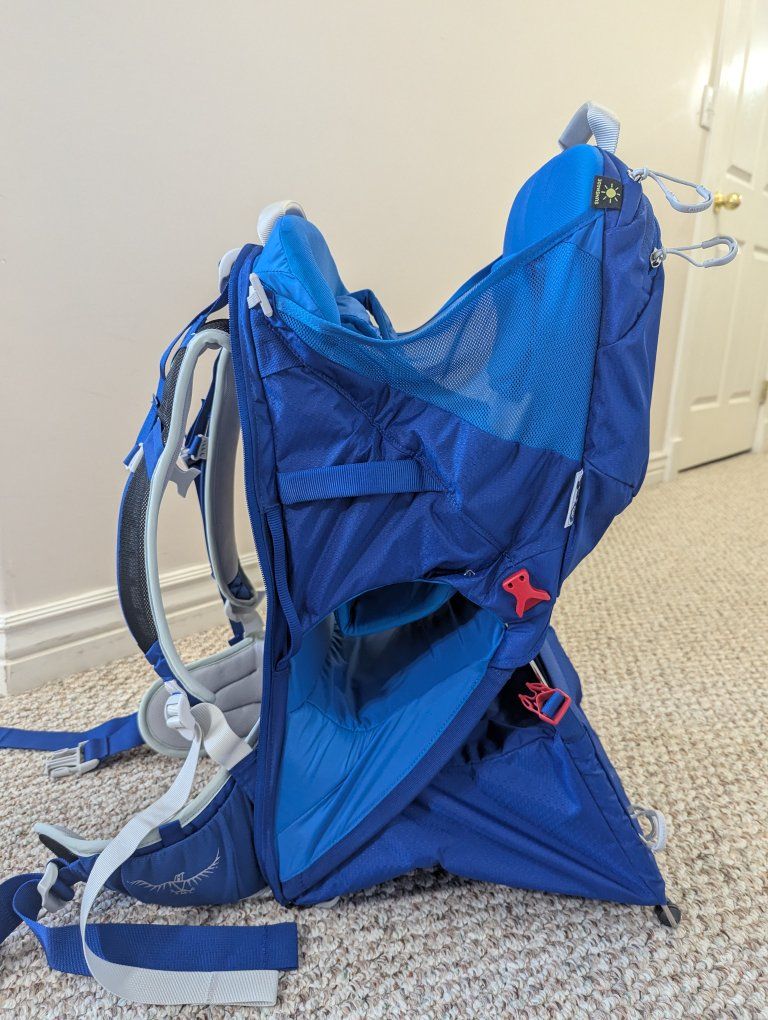 Osprey Poco LT Child Carrier Backpack - Royal Blue, Lightweight & Ventilated