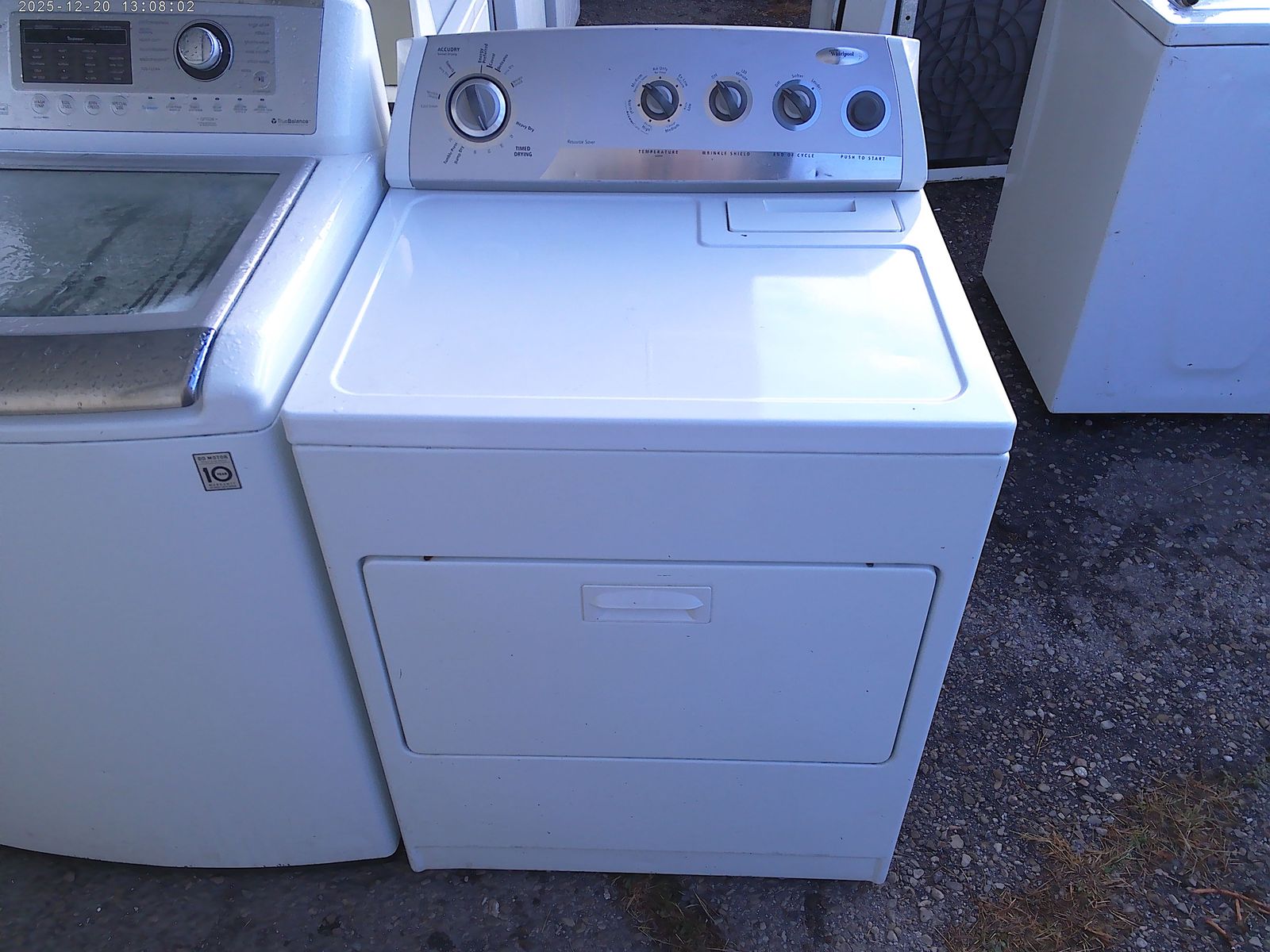 Whirlpool top load washers