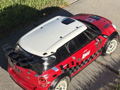 Red RC Losi 5ive WRC Mini