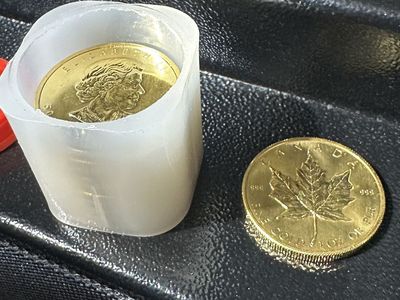 1 oz Gold Maple Leaf 9999 pur gold-below spot