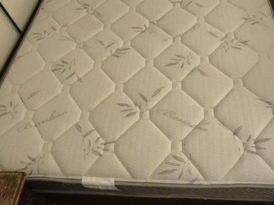 Queen mattress, box springs and frames